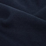 Navy 1x1 Cotton Rib Knit
