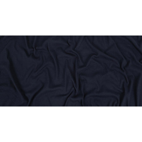 Navy 1x1 Cotton Rib Knit