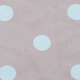 Black Coffee/Aqua Polka Dot Poly Mesh