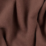 Wool and Cashmere Coating Made in Italy - Brown - Alberini Collection