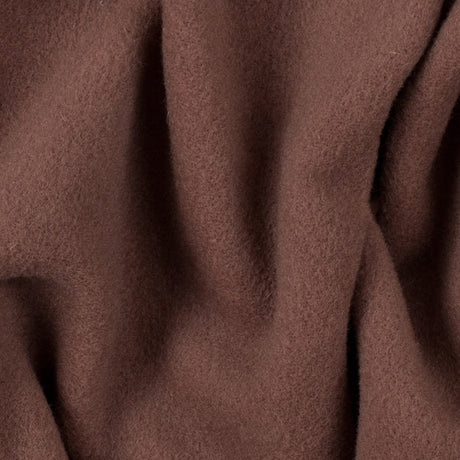 Wool and Cashmere Coating Made in Italy - Brown - Alberini Collection