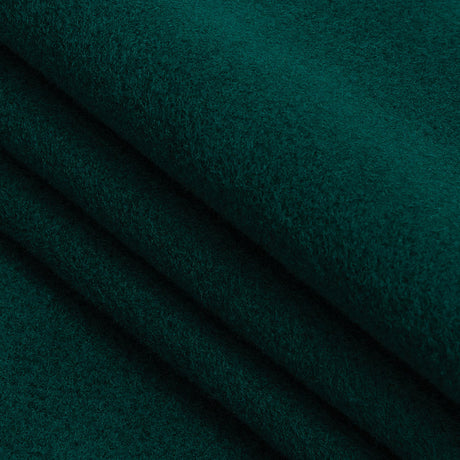 Wool and Cashmere Coating Made in Italy - Dark Teal - Alberini Collection