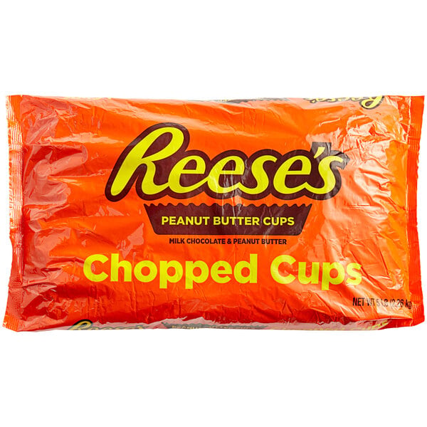 REESE'S Peanut Butter Cups Chopped 5 lb. - 4/Case