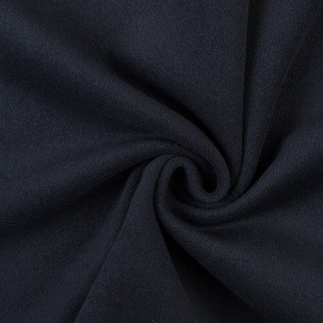 Wool and Cashmere Coating Made in Italy - Navy - Alberini Collection