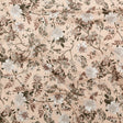 Sand/Ash/Olive Floral Stretch Combed Cotton Twill