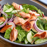 Honey Smoked Fish Co. Original Honey Smoked Salmon 8 oz. - 16/Case