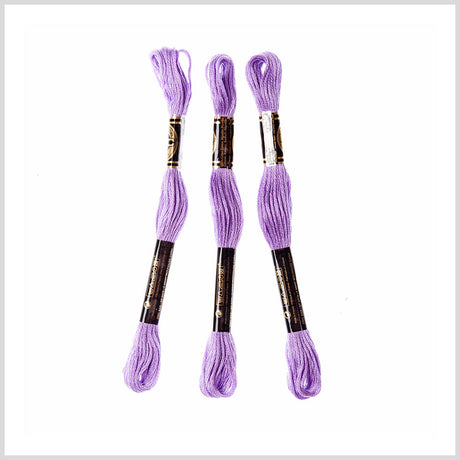 3-Pack DMC Size 6 Embroidery Floss #209 Dark Lavender