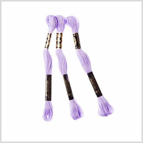 3-Pack DMC Size 6 Embroidery Floss #210 Medium Lavender