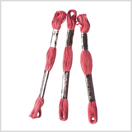 3-Pack DMC Size 6 Embroidery Floss #221 Chili Pepper