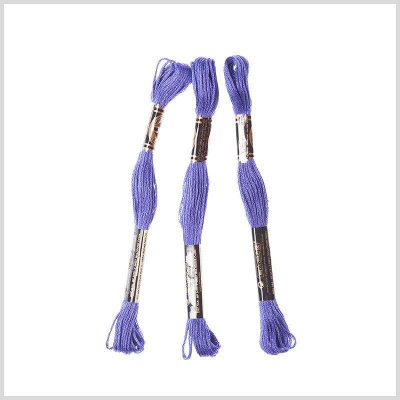 3-Pack DMC Size 6 Embroidery Floss #333 Royal Purple