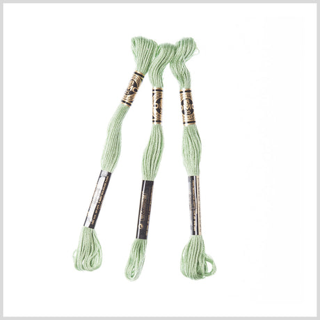 3-Pack DMC Size 6 Embroidery Floss #368 Light Pistachio Green