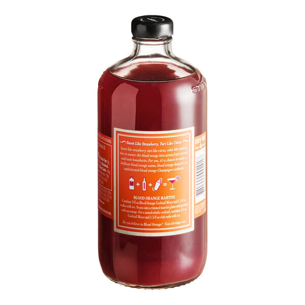 Stirrings Blood Orange Cocktail Mix 750 mL - 6/Case