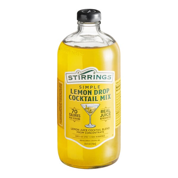 Stirrings Lemon Drop Cocktail Mix 750 mL - 6/Case