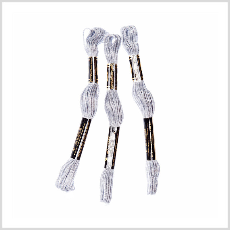 3-Pack DMC Size 6 Embroidery Floss #415 Pearl Gray