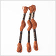 3-Pack DMC Size 6 Embroidery Floss #433 Medium Brown