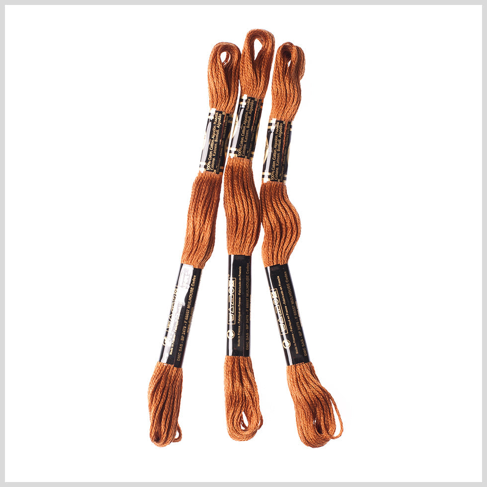 3-Pack DMC Size 6 Embroidery Floss #434 Cashew