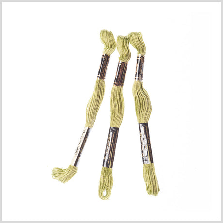3-Pack DMC Size 6 Embroidery Floss #471 Very Light Avocado