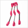 3-Pack DMC Size 6 Embroidery Floss #498 Dark Red (3 Pack)