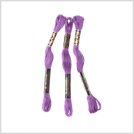 3-Pack DMC Size 6 Embroidery Floss #552 Medium Violet