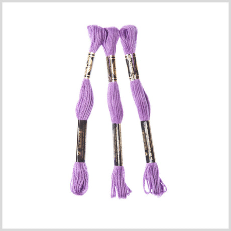 3-Pack DMC Size 6 Embroidery Floss #553 Violet