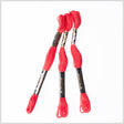 3-Pack DMC Size 6 Embroidery Floss #666 Bright Red