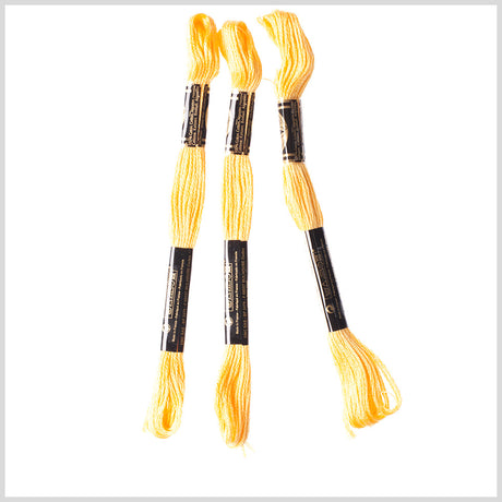 3-Pack DMC Size 6 Embroidery Floss #743 Canary