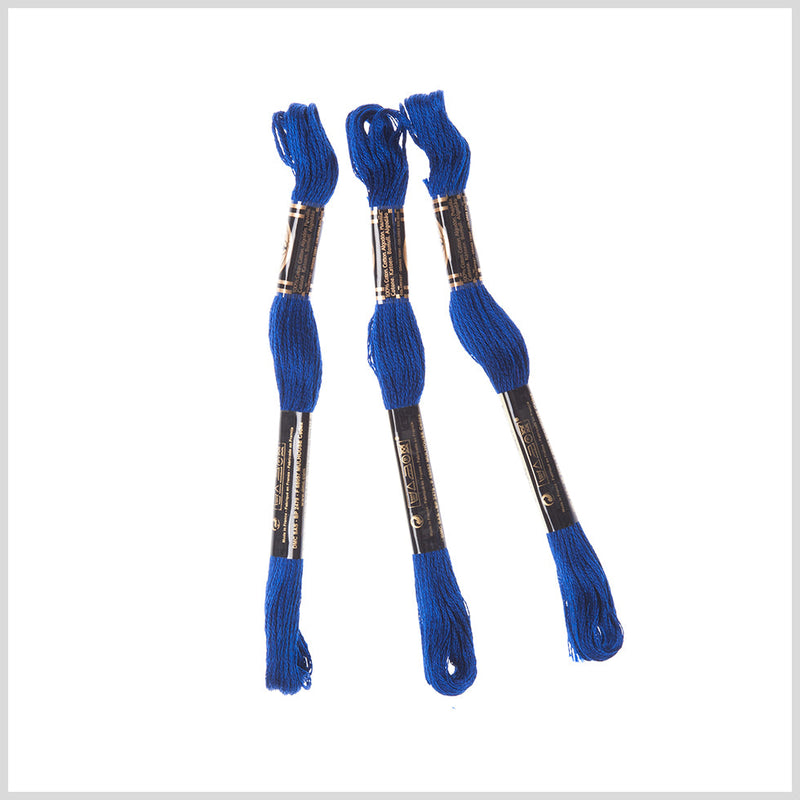 3-Pack DMC Size 6 Embroidery Floss #820 Mazarine Blue