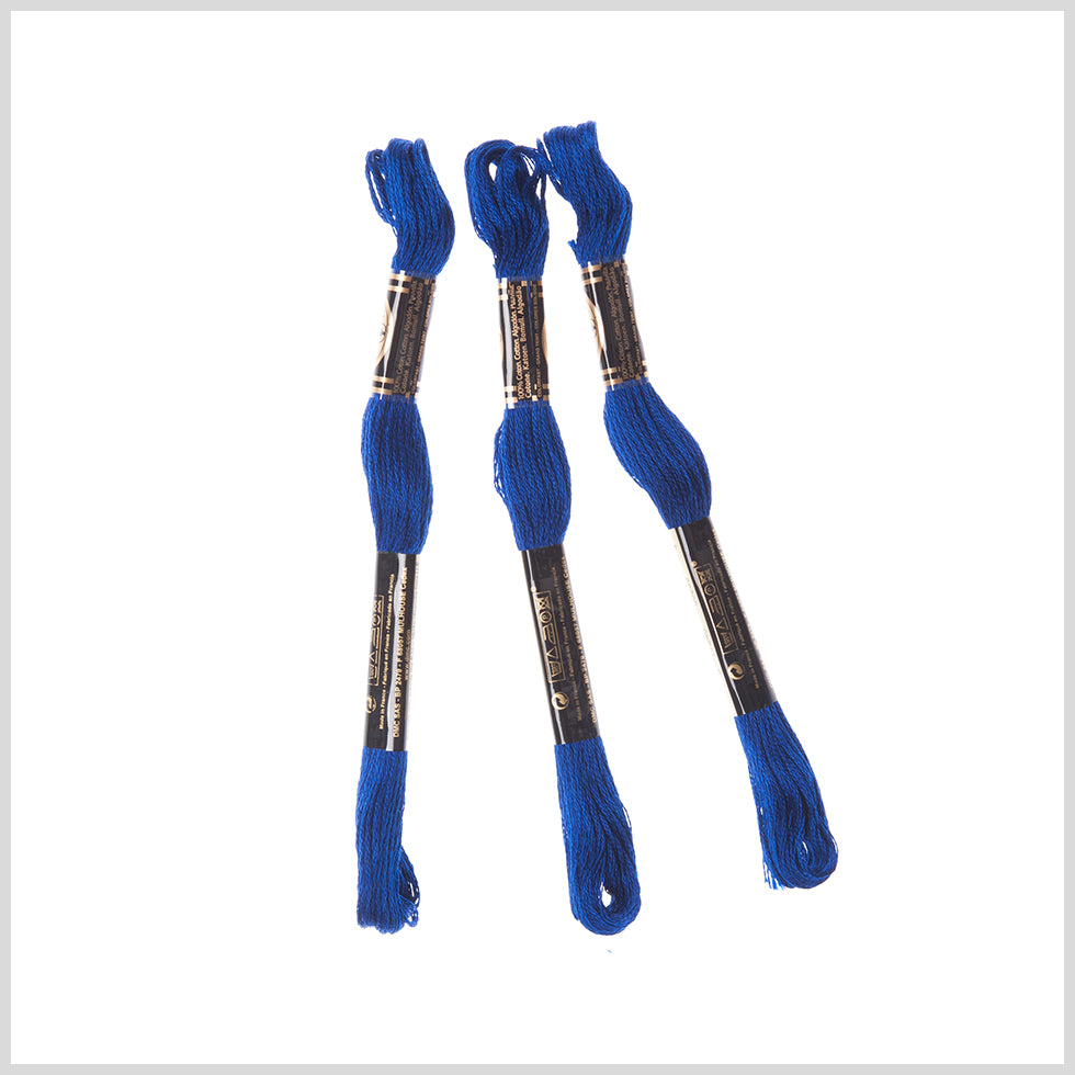 3-Pack DMC Size 6 Embroidery Floss #820 Mazarine Blue