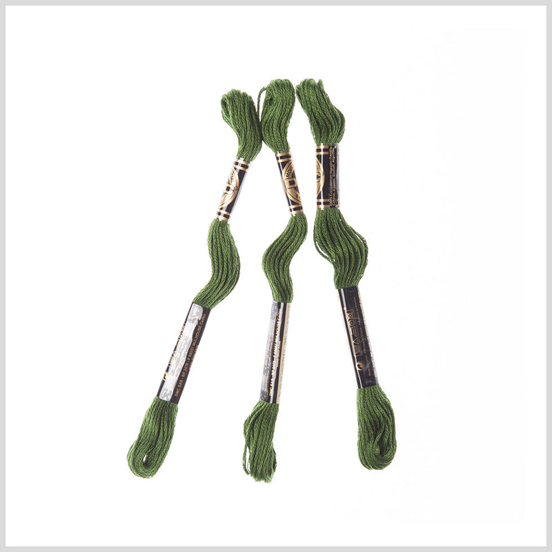 3-Pack DMC Size 6 Embroidery Floss #3345 Dark Hunter Green