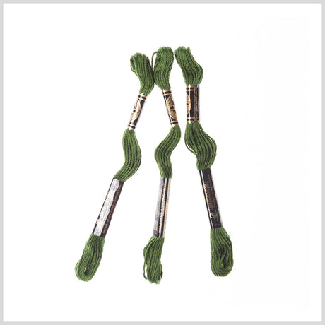 3-Pack DMC Size 6 Embroidery Floss #3345 Dark Hunter Green