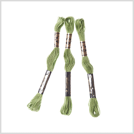 3-Pack DMC Size 6 Embroidery Floss #3347 Foliage