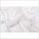 Premier White 100% Silk Double Face Duchesse Satin