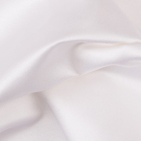 Premier White 100% Silk Double Face Duchesse Satin
