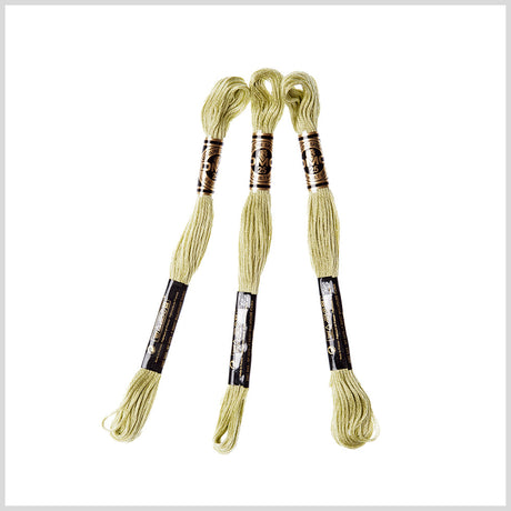 3-Pack DMC Size 6 Embroidery Floss #3348 Daiquiri Green