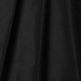 Premier Black Heavy 100% Silk Taffeta