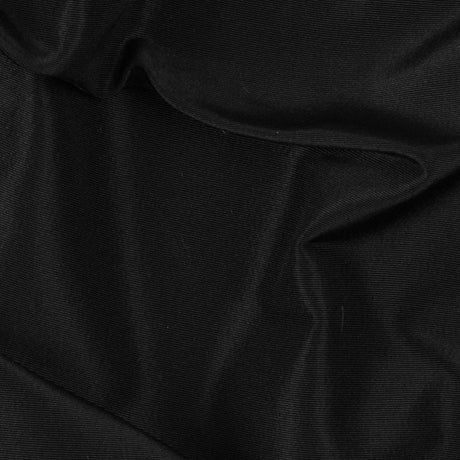 Premier Black Heavy 100% Silk Taffeta