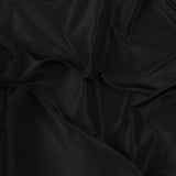Premier Black Heavy 100% Silk Taffeta