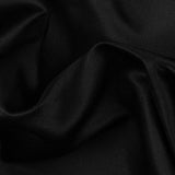 Premier Black 100% Silk Double Face Duchesse Satin