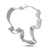 Doll Head Cookie Cutter 4.25 in B1183