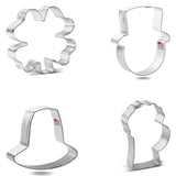 Leprechaun St Patricks Day Cookie Cutter 4 Pc Set HS0473
