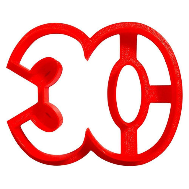 Number 30 Cookie Cutter 3.75 in PC0465