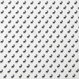 White/Black Reindeer Dense Combed Cotton Poplin