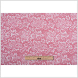 Dusted Brick Aruban Floral Rayon-Polyester Twill