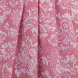 Dusted Brick Aruban Floral Rayon-Polyester Twill