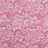 Dusted Brick Aruban Floral Rayon-Polyester Twill