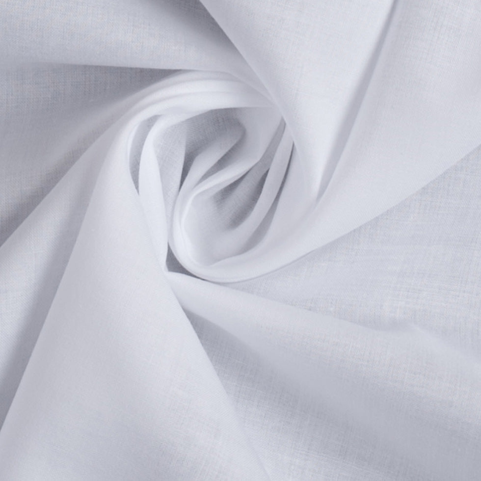 Japanese Pima Cotton Lawn - Cloud White - Georgie Collection