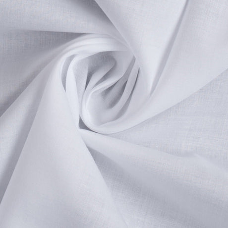 Japanese Pima Cotton Lawn - Cloud White - Georgie Collection