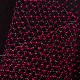 9" Fuchsia Nylon Russian Veiling