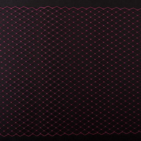9" Fuchsia Nylon Russian Veiling