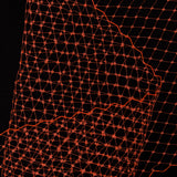 9" Tangerine Nylon Russian Veiling